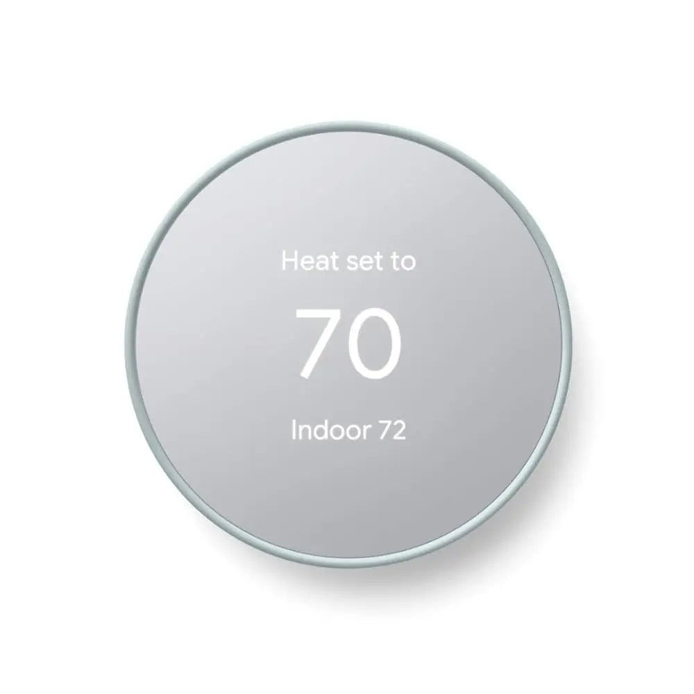 Google Nest Smart Thermostat for Home - Programmable Wifi Control - Snow White