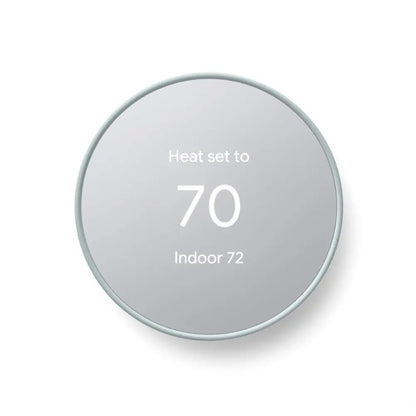 Google Nest Smart Thermostat for Home - Programmable Wifi Control - Snow White