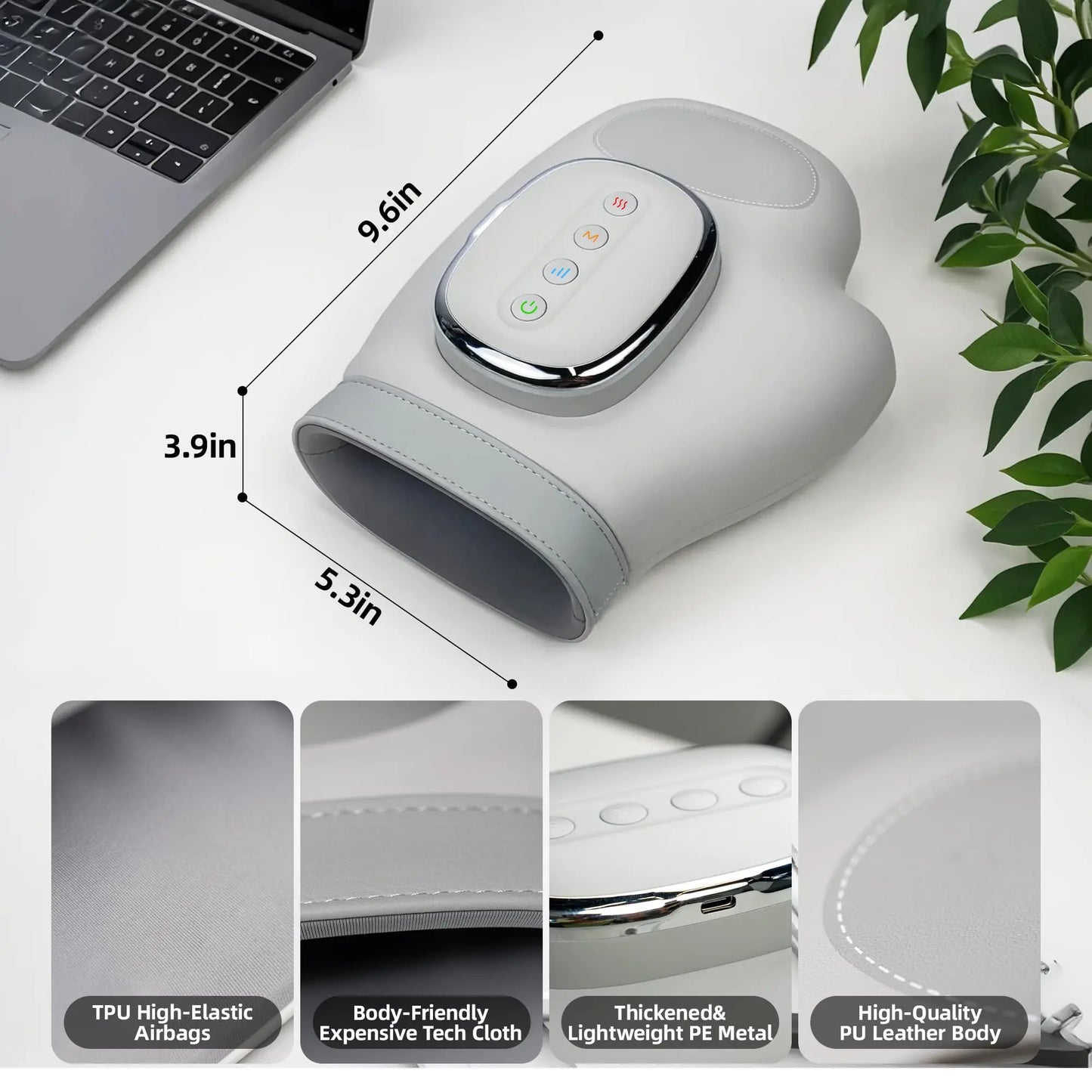 Hand Massager with Heat and Compression, Cordless Hand Massager, Finger Massager, 2025 Updated Carpal Tunnel Relief & Wrist Relief Massager, Gift for Women Men