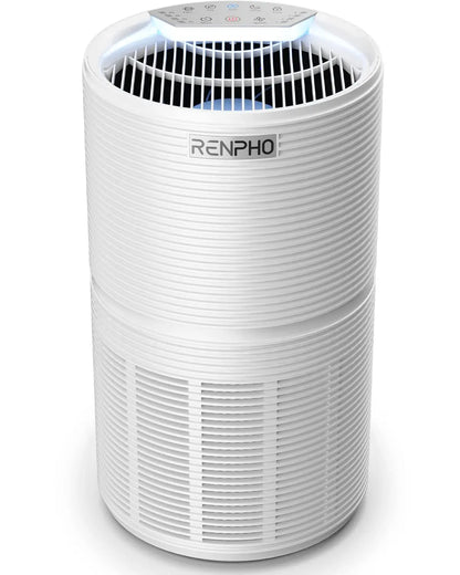 RENPHO Large Room Air Purifier - Effectively Eliminates Smoke, Pet Hair, Pollen, and Dust for Improved Indoor Air Quality