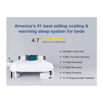 Bedjet 3 Climate Comfort Sleep System for Beds - Cooling, Warming, and Sweat-Drying