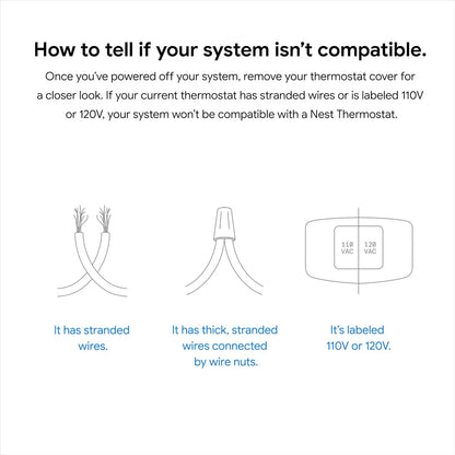 Google Nest Smart Thermostat for Home - Programmable Wifi Control - Snow White