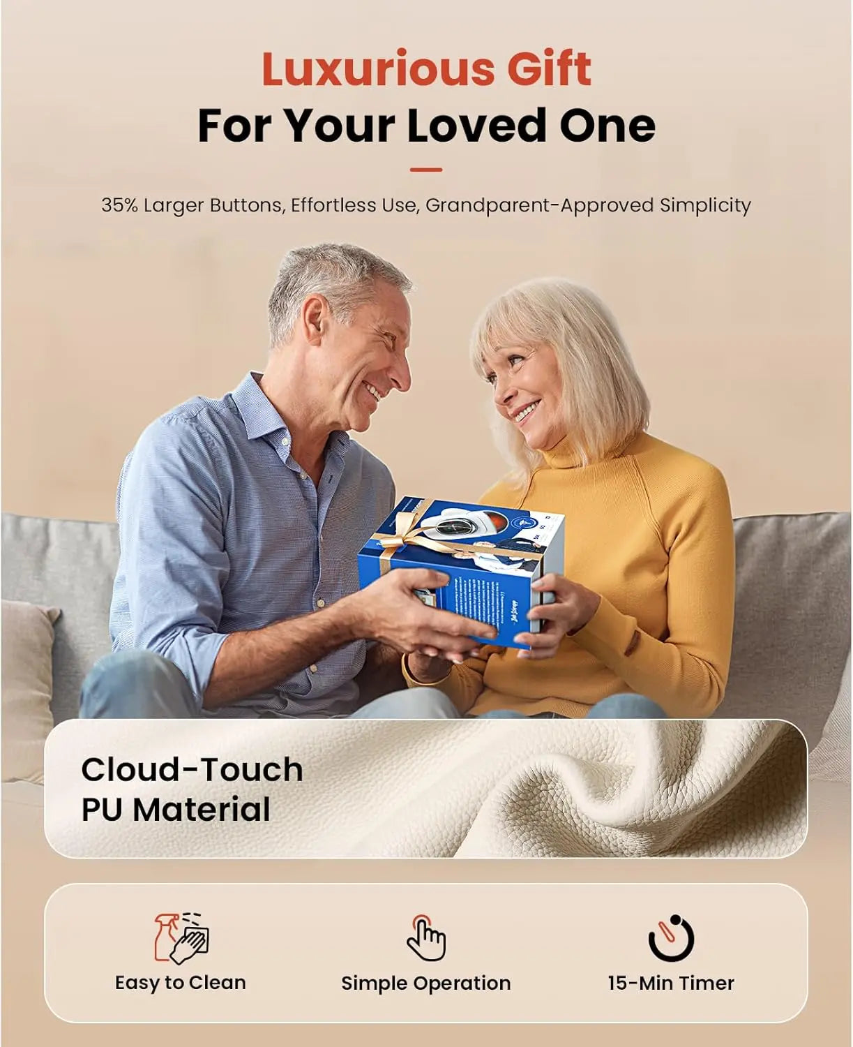 【Bob and Brad H50 Cordless Hand Massager】 with Heat Compression Portable for Arthritis and Carpal Tunnel, Pain Relief,Idea Gift