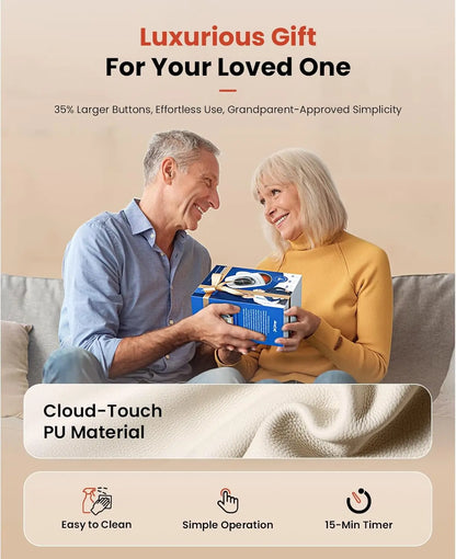 【Bob and Brad H50 Cordless Hand Massager】 with Heat Compression Portable for Arthritis and Carpal Tunnel, Pain Relief,Idea Gift