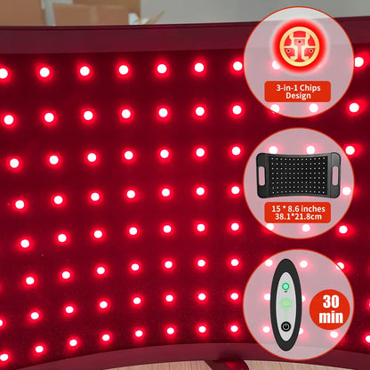 Red Light Therapy Lamp 850Nm Infrared Light 660Nm Red Light Device Infrared Light Therapy Panel for Body