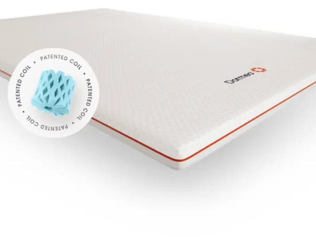 Dormeo Premium Mattress Topper 3" Topper with Octaspring® Technology for Cooling & Comfort - Organic Cotton & Hypoallergenic Cover