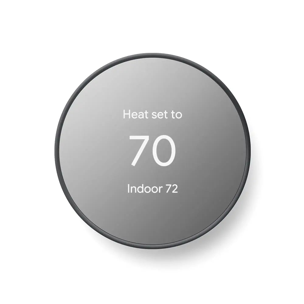 Google Nest Smart Thermostat for Home - Programmable Wifi Control - Snow White