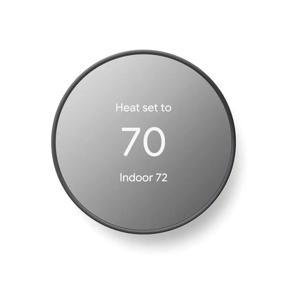Google Nest Smart Thermostat for Home - Programmable Wifi Control - Snow White