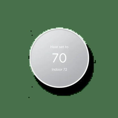 Google Nest Smart Thermostat for Home - Programmable Wifi Control - Snow White