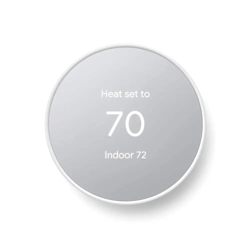 Google Nest Smart Thermostat for Home - Programmable Wifi Control - Snow White