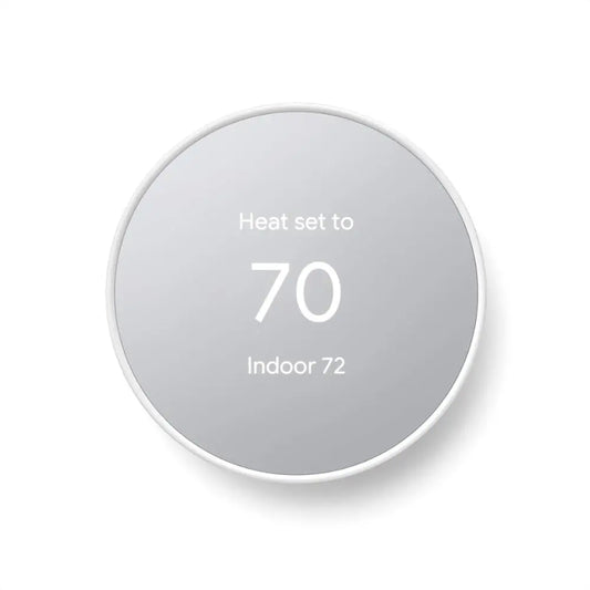 Google Nest Smart Thermostat for Home - Programmable Wifi Control - Snow White