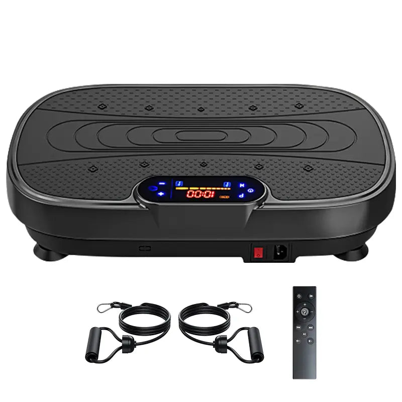 Vibration Plate Fitness Platform Exercise Machine Vibrating Lymphatic Drainage Shaking Full Body Shaker Workout Vibrate Stand Shake Board Sport Gym for Weight Loss Fat Burner for Women Men