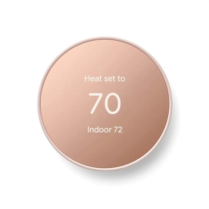 Google Nest Smart Thermostat for Home - Programmable Wifi Control - Snow White