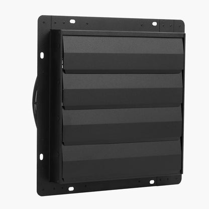 【Fathersdaygift】Vevor 14-In Wall Mounted Shutter Exhaust Fan2000 CFM EC Motor Fan with Smart Programmingvariable Speedtemperature Control & Timerfor Shedgarage Ventilation Coolingblack