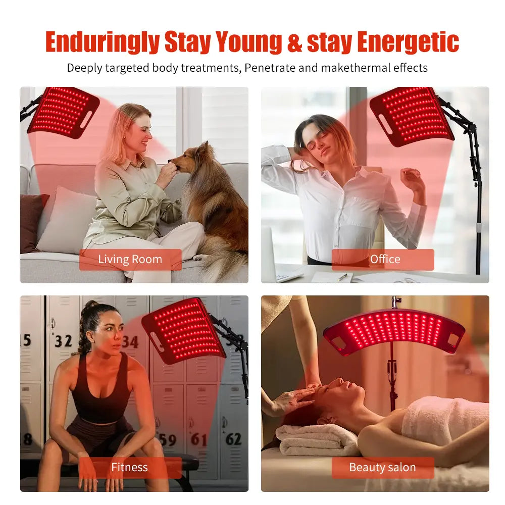 Red Light Therapy Lamp 850Nm Infrared Light 660Nm Red Light Device Infrared Light Therapy Panel for Body