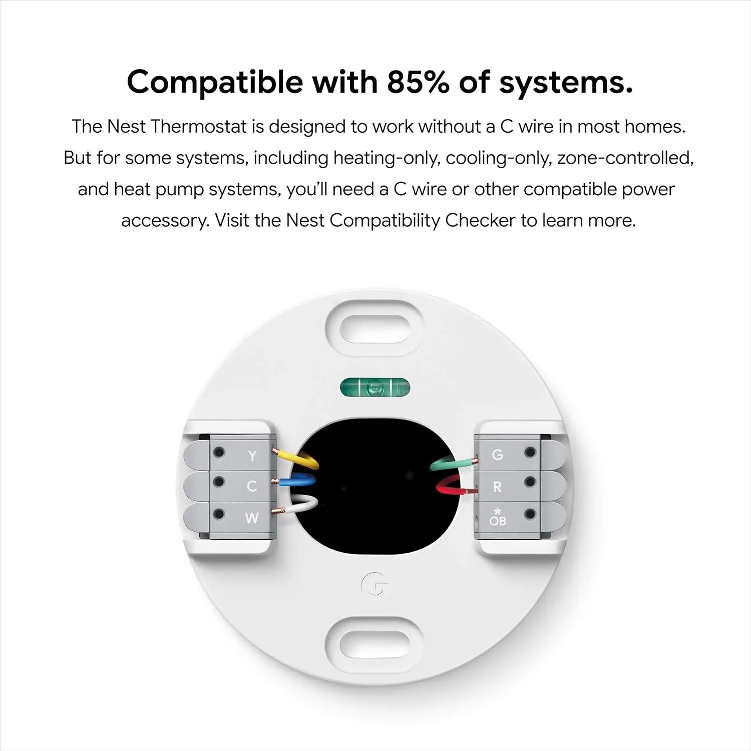 Google Nest Smart Thermostat for Home - Programmable Wifi Control - Snow White
