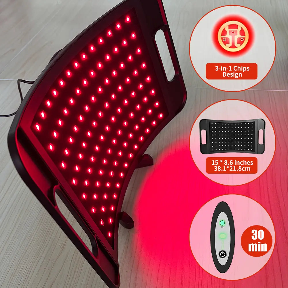 Red Light Therapy Lamp 850Nm Infrared Light 660Nm Red Light Device Infrared Light Therapy Panel for Body